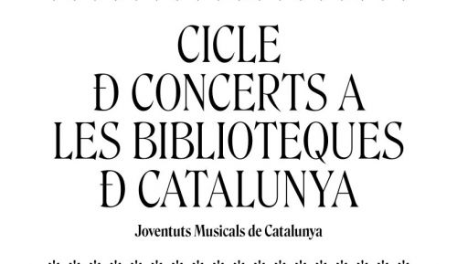 Intons, cicle de concerts a les biblioteques de Catalunya